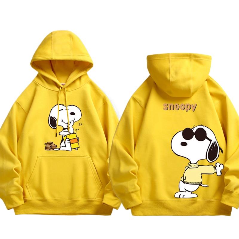 2025 MINISO Cute Snoopy Cartoon Anime Periphery Children's Hoodies In Spring and Autumn New Style Parent Child Clothing Hoodies