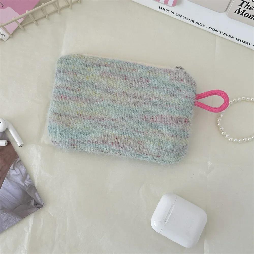 Coin Purse Women Fresh Floral Coin Wallet Zipper Bag Change Pouch Key Holder Small Mini Storage Case Pouch Money Bags Gift