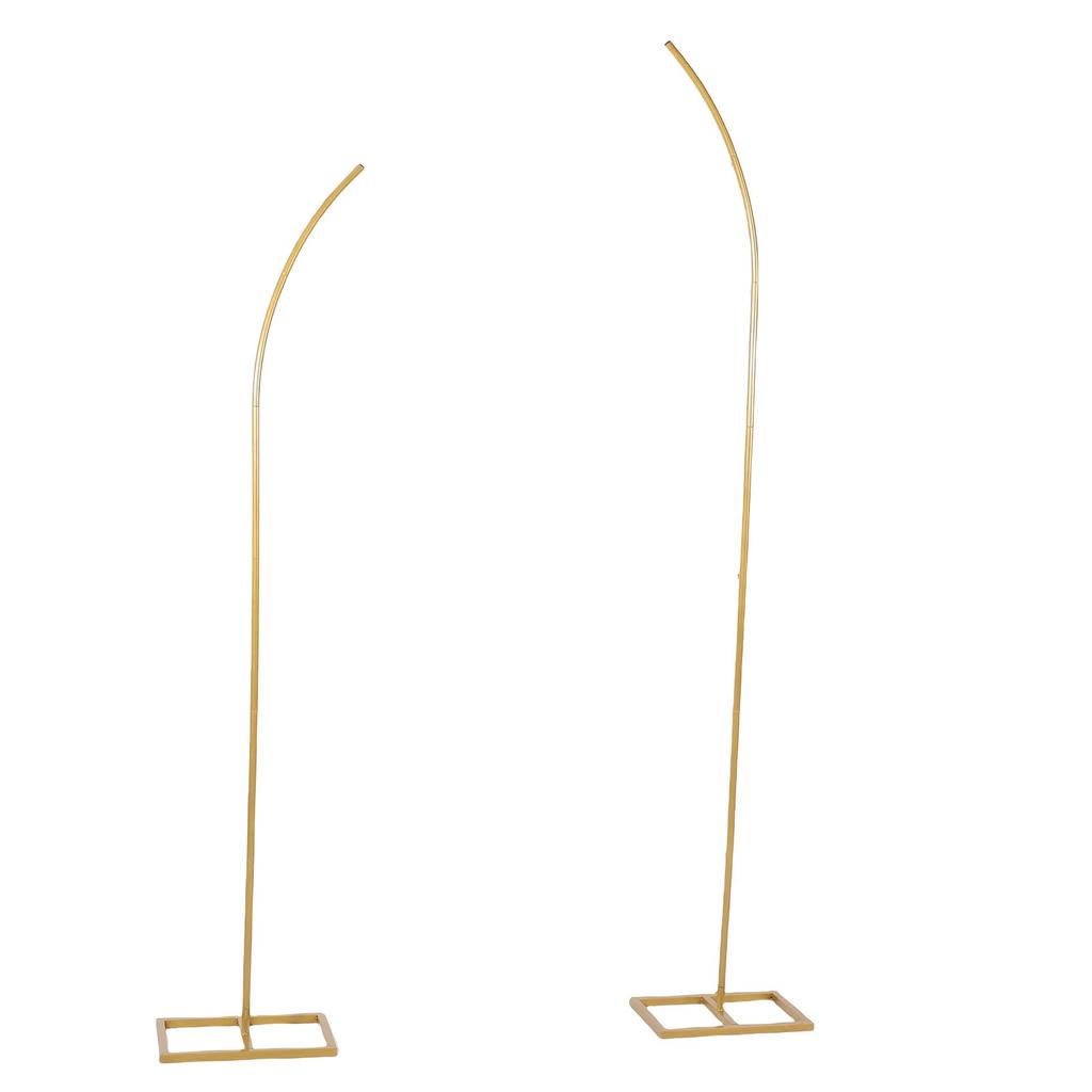 Stojak na łuk weselny Złoty Łuk z zakrzywionym topem Stojak na tło Łuki weselne na ceremonię Urodziny Rocznica Ukończenie szkoły