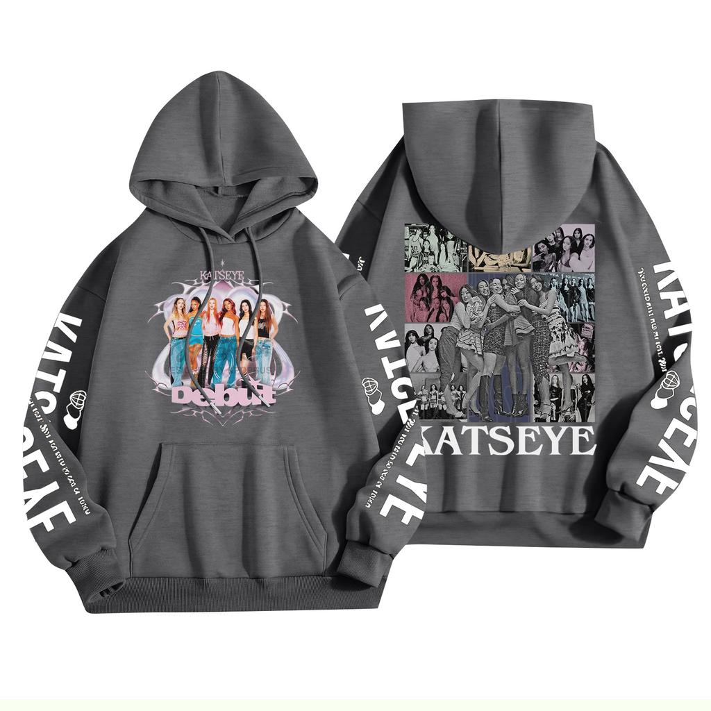 Unisex Fashion Lightweight Long Sleeve Pullover With Pockets Printed Hoodie