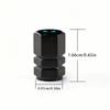 4PCS Christmas Terror Night Aluminum Alloy Valve Cover Car Valve Aluminum Decoration Bicycle Valve Core Tire Valve Decoration