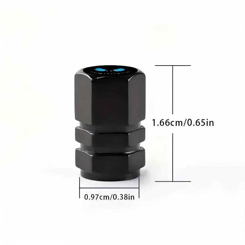 4PCS Christmas Terror Night Aluminum Alloy Valve Cover Car Valve Aluminum Decoration Bicycle Valve Core Tire Valve Decoration