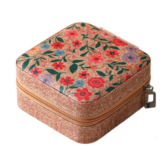 Vintage Jewelry Box, with Soft Interior Organizer, Lightweight Portable Travel Storage Case for Rings Earrings Necklaces