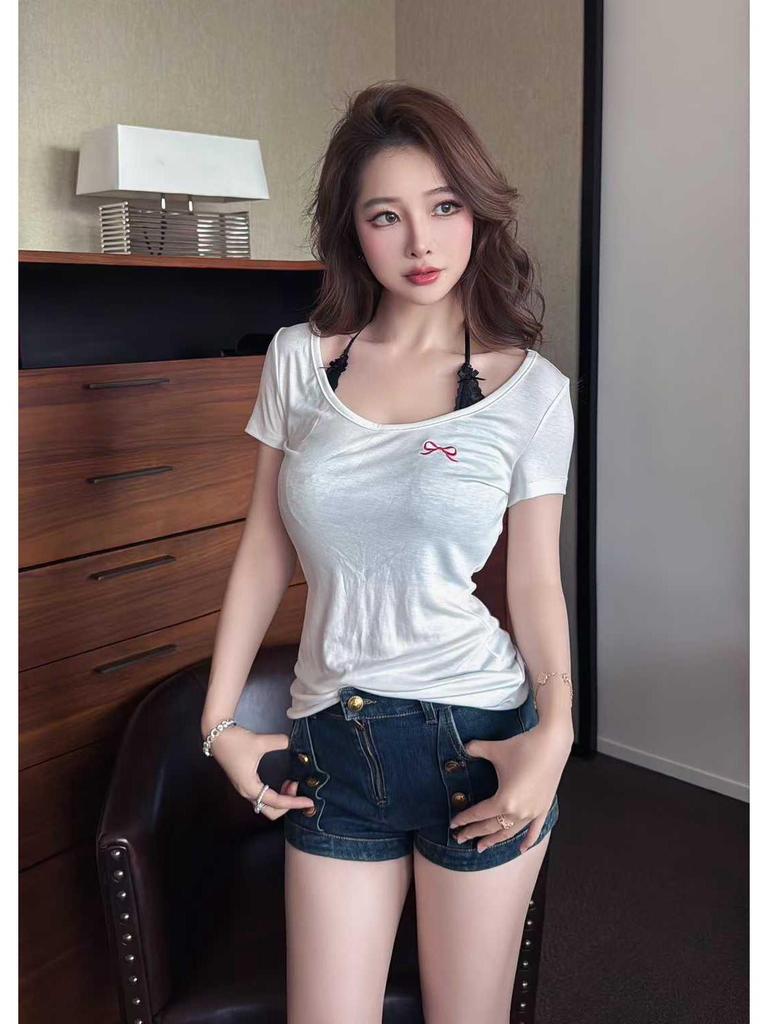 Neckholder Spitze Push-Up BH für kleine Oberweite - Bügellos & Sexy