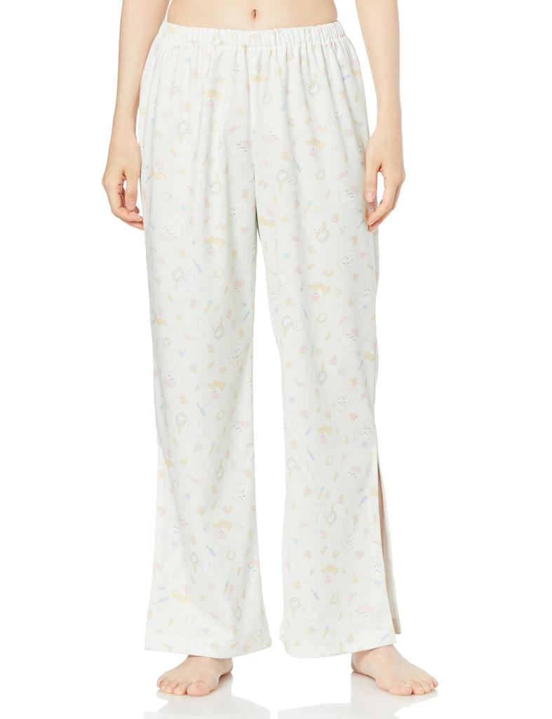 Gunze Tuche a collaboration with Terao featuring long sleeves and pants in Smoothie light for women Loungewear, Natsumi, Smooth, green,