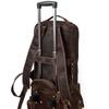 Vintage Crazy Horse Leather Casual Backpack Men'S Leather Backpack 15 Inch First Layer Cowhide Student School Bag Travel Bag