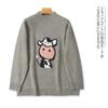 Soft Glutinous Cartoon Sweater Autumn and Winter New Women Clothes Fashion Age-Reducing Half-high Collar Pullover Long Sleeve Slimming Sweater 32228