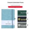 A7 Softcover gebundenes minimalistisches Notizbuch mit Logoaufdruck