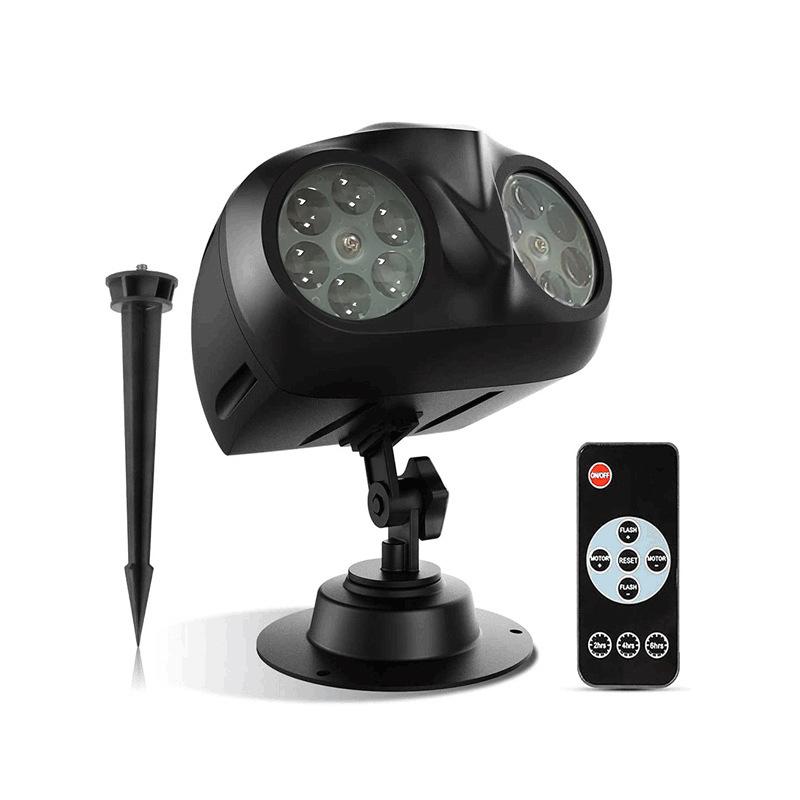 

Улучшенный светодиодный проектор в виде снежинки 2025 года 2-в-1, водонепроницаемый, для улицы, рождественский, хэллоуинский декор с эффектом снегопада, лампа для вечеринок US Plug