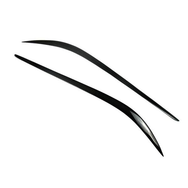 Carbon Fiber Headlight Eyebrows for 15-24 Alfa Romeo Giulia (1 Pair)