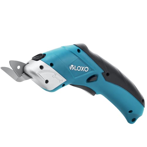 VLOXO Electric Cardboard Cutter, Rechargeable Scissors for Cutting Cardboard, Fabric, Carpet, Cardboard, Plastic, and More, Rechargeable Electric Scis
