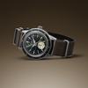 SEIKO Presage Mechanical Movement Genuine Leather Strap Watch Men's Watches Black Dial SSA451J1