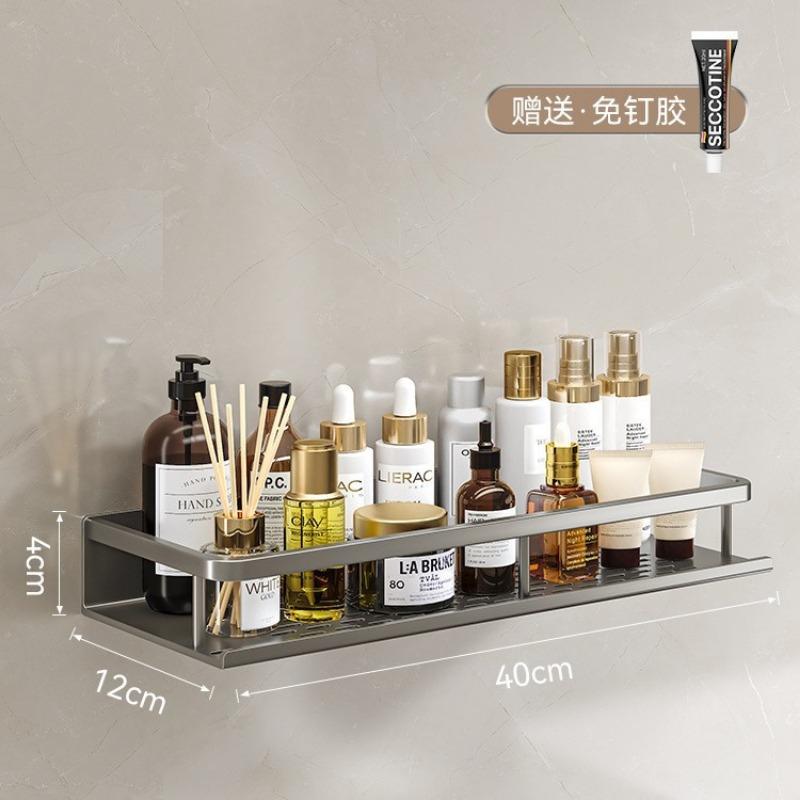 Toilet rack No punching Wash table Light luxury bathroom Wall-mounted toilet Toilet wall storage rack
