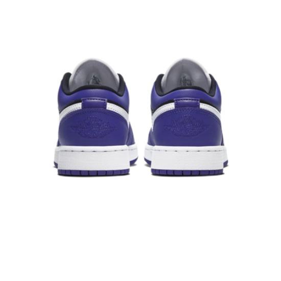 Air Jordan 1 Low Black Court Purple 553560-501
