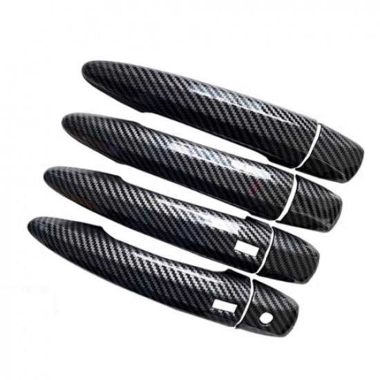 Carbon Fiber Door Handles Cover Trim For Nissan Altima -2024