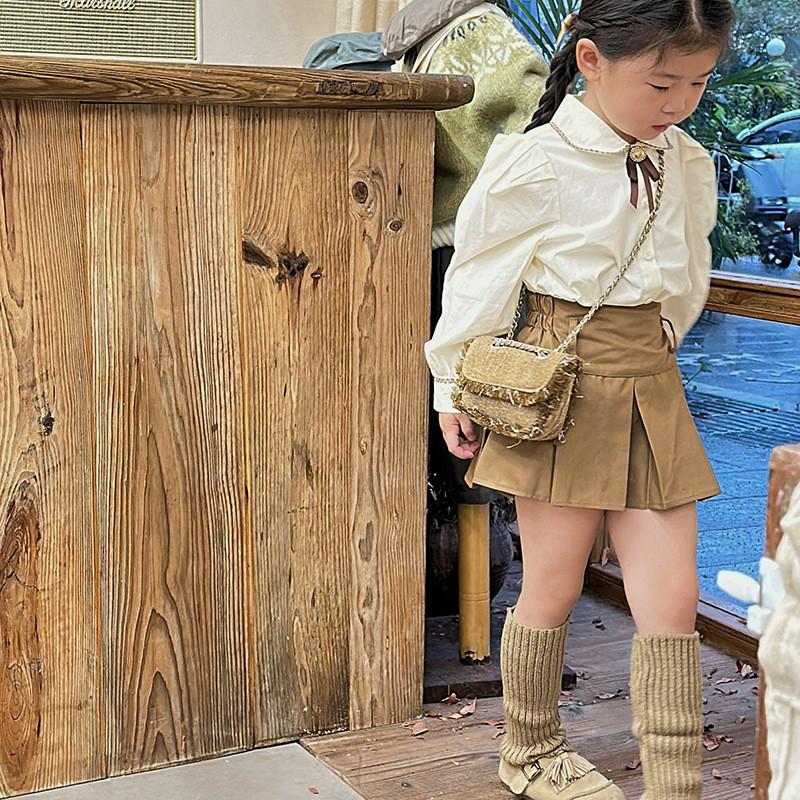 And Cute Fashionable Childrens Single Shoulder Bag With Chic Chain Detail For Stylish Youngsters