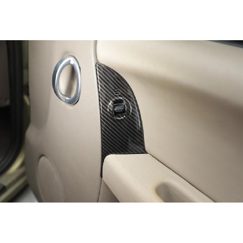 Interior Door window switches Panel Trim Cover for Jeep Liberty 1999-2007 Carbon