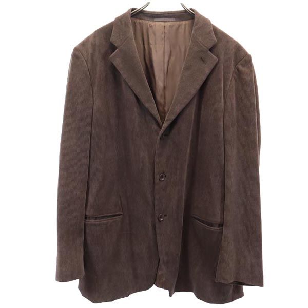 ARMANI Cordory tailored jacket Brown COLLEZIONI Men's Used