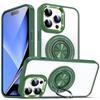 Magnetic Rotating Ring Stand iPhone 17 Pro Max Case, Transparent & Drop-Proof
