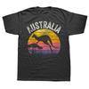 Australia Day Funny Australian Kangaroo Vintage T Shirts Cotton Streetwear Short Sleeve Birthday Gifts Tshirt Mens Clothing