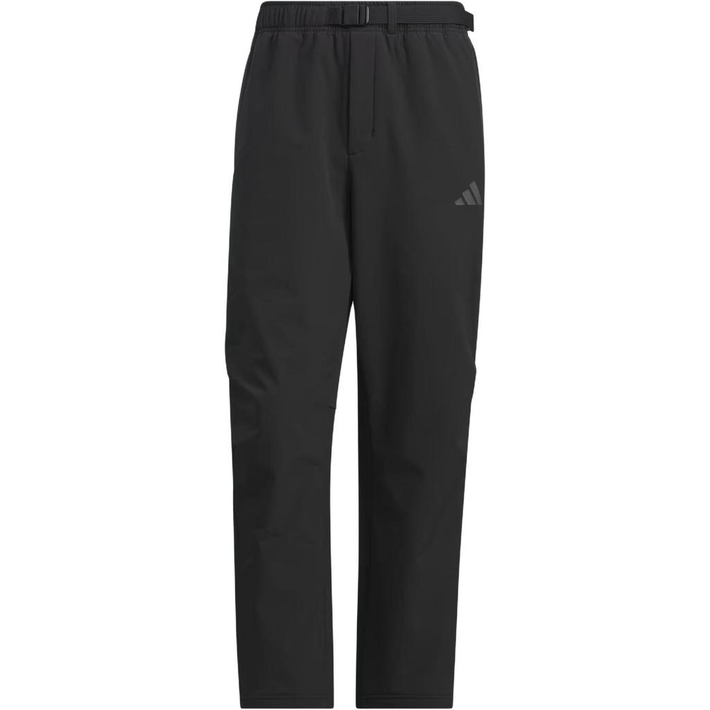 adidas FW24 M Pantalón M Serie 3 Resistente al Agua Protección Solar Color Sólido Pantalón Casual Pantalón de Hombre Negro JX1784