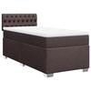 VidaXL Sommier à lattes de lit avec matelas Marron foncé 100x200 cm 3288109