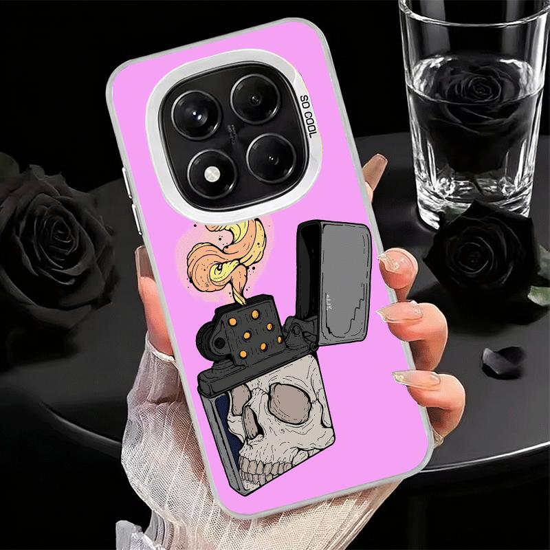 Lighter Cool Pattern Soft Phone Case for Xiaomi Redmi Note 13 14 15 Pro Plus 12S 12 11S 11 11T 10S 10 Shockproof Cover Back Shel