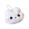 Crying Bunny Stuffed Rabbit Plush Keychain Cartoon Rabbit Bag Pendant  Kid Girl Boy