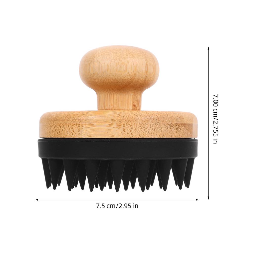 Hair Massaging Scalp Brush Soft Bristles Deep Clean Scalp Exfoliator Shampoo Brush Head Scrubber Relaxing Shower Hair Care