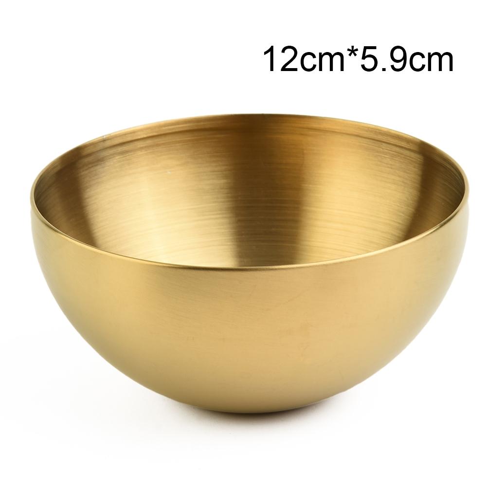 Double Wall Stainless Steel Salad Mixing Bowl Scratch Resistant and Rust Proof
