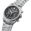 Seiko Astron Nexter Titanium Solar Radio-Controlled World Time Chronograph Watch, Black/Silver, SBXY097, Men's