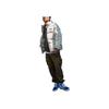 Vans Logo Print Solid Color Stand Collar Zipper Down Jacket Unisex Jacket Oatmeal VN0009132N1