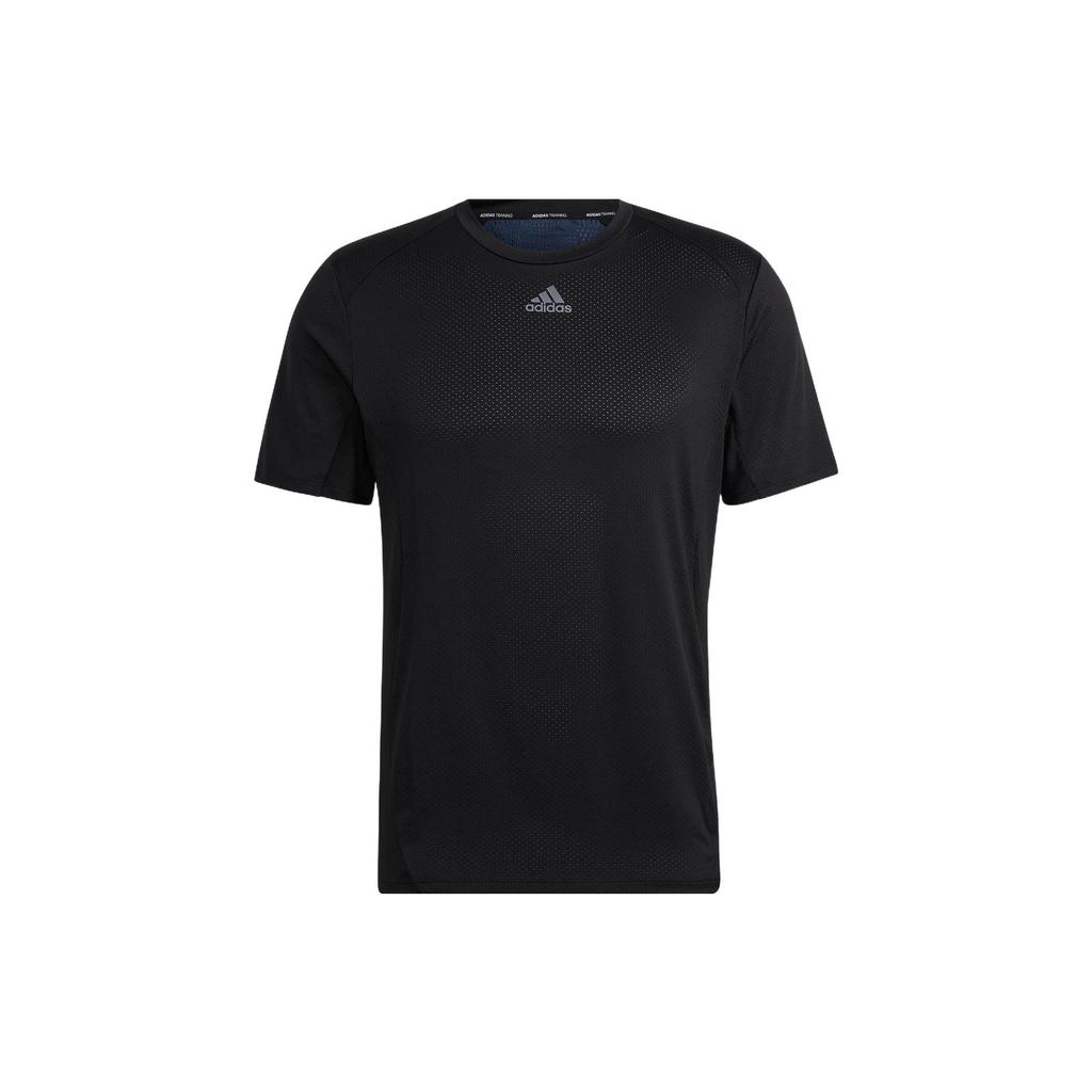Adidas T Shirts Men's Black Crew Neck Moderate Straight Fit HP1932