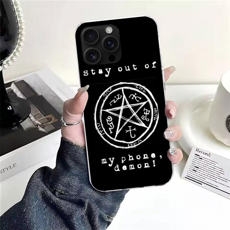 Angel Castiel Supernatural Soft Phone Case For IPhone 18 11 17 Air 16E 16 Pro Max 15 + 14 Plus 13 Mini 12 Apple 7 SE 8 Fundas Coque
