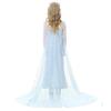 Frozen Elsa 2025 Princess Dress with Sequined White Dress and Detachable Cape