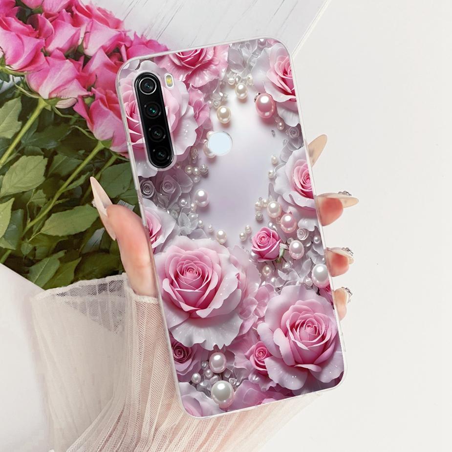 Pour Xiaomi Redmi Note 8 Note8 T Coque Nouvelle Housse Peinte de Luxe Coque de Téléphone Souple Fine Pour Xiaomi Redmi Note 8 Pro Note8 2021 Fundas