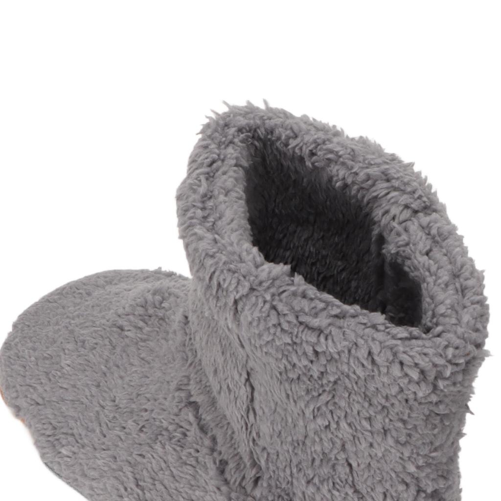 Beheizter Fußwärmer USB-Aufladung Weiche Entspannende Elektrische Plüsch-Wärmeschuhe für den Kalten Winter