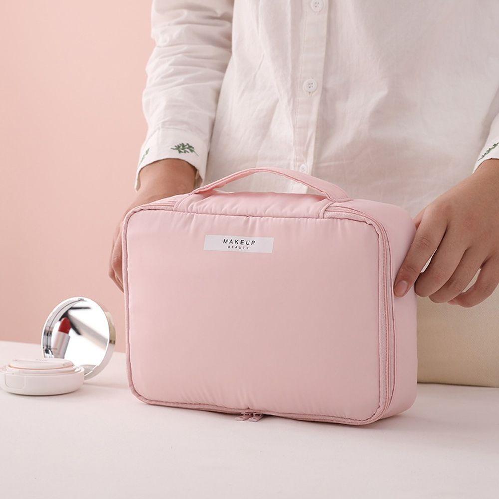 Capacity Zipper Makeup Bags Travel Organizer Korean Storage Bags Women Toiletry Bag Cosmetic Bags