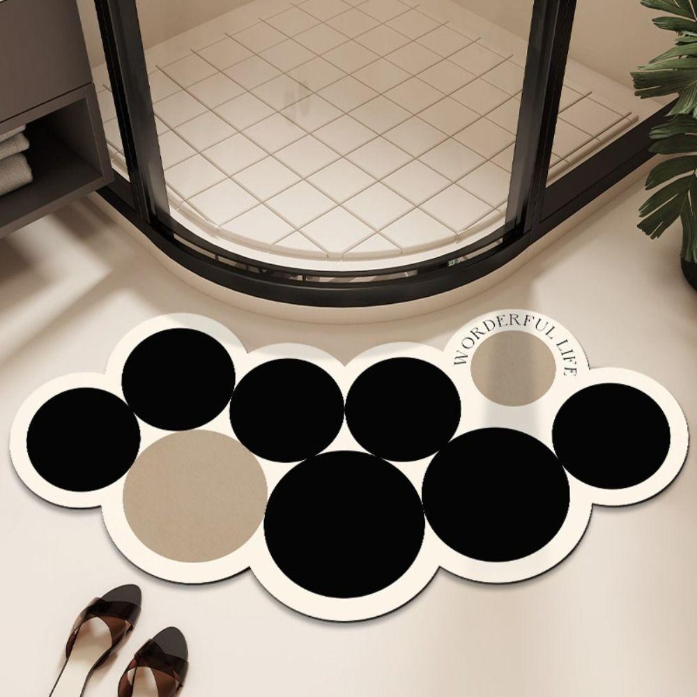 

Soft Bathroom Mat Anti-skid Carpet Durable Doormat Bathroom B-4:40*60cm