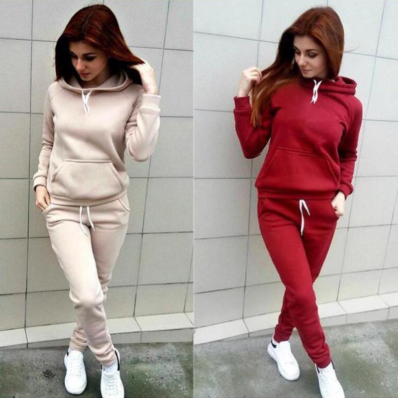 Spring 2024 Women's Long Sleeve Hoodie and Pants Set