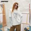 UNIFREE Illustrator Wu Wu Wu Collaboration Rhinestone T-Shirt