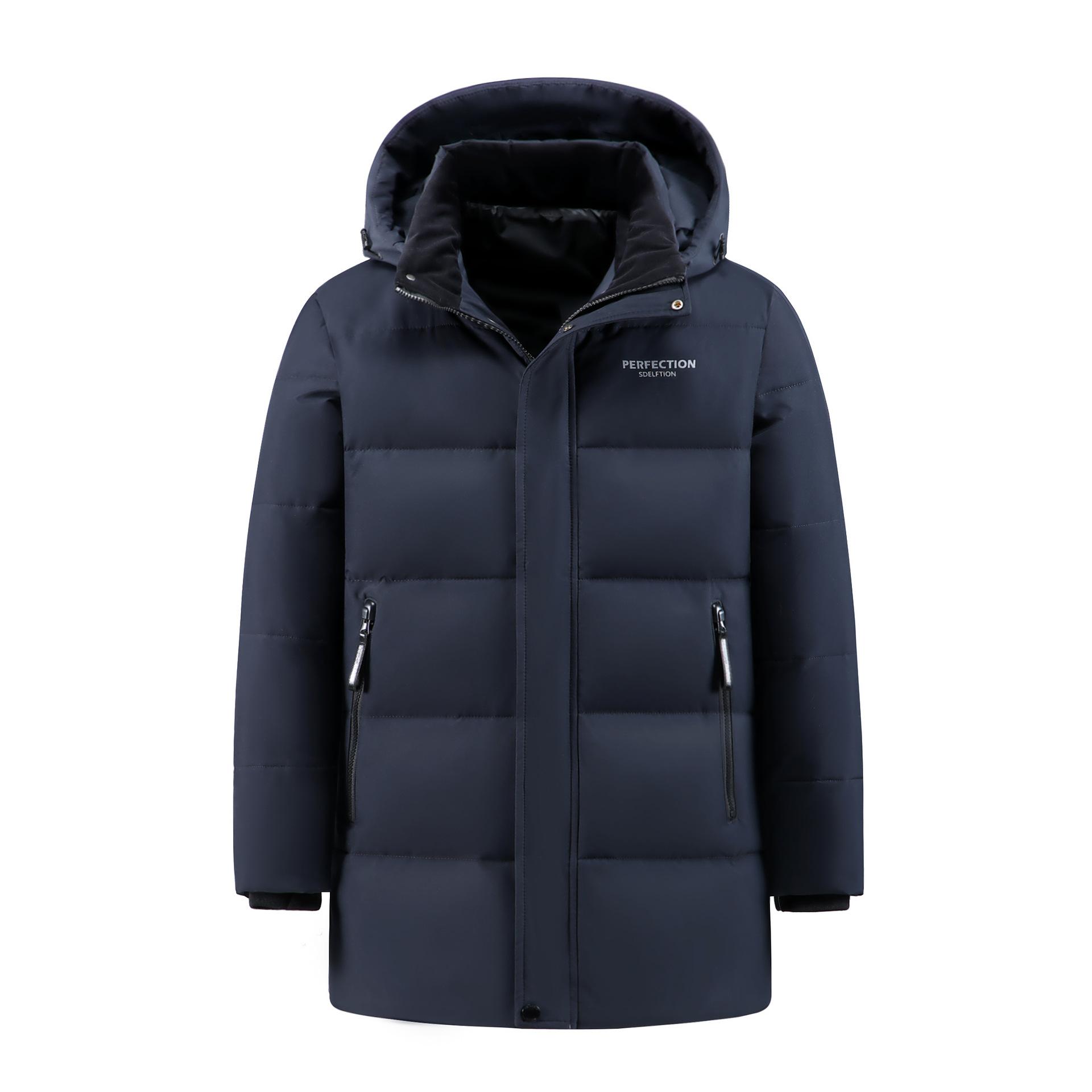 

New Down Jacket for Men s Mid-length Men s Winter Cold-proof Clothing for Middle-aged and Elderly People s Dad s Top M