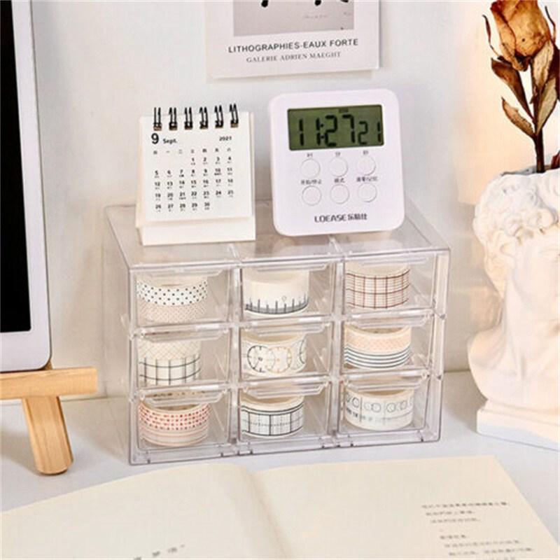 Drawer Plastic Desk Craft Desktop Storage Box Mini Drawers