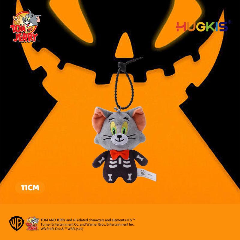 Tom & Jerry Plush Toys: Cat Pendant & Mouse Keychain Charms for Kids
