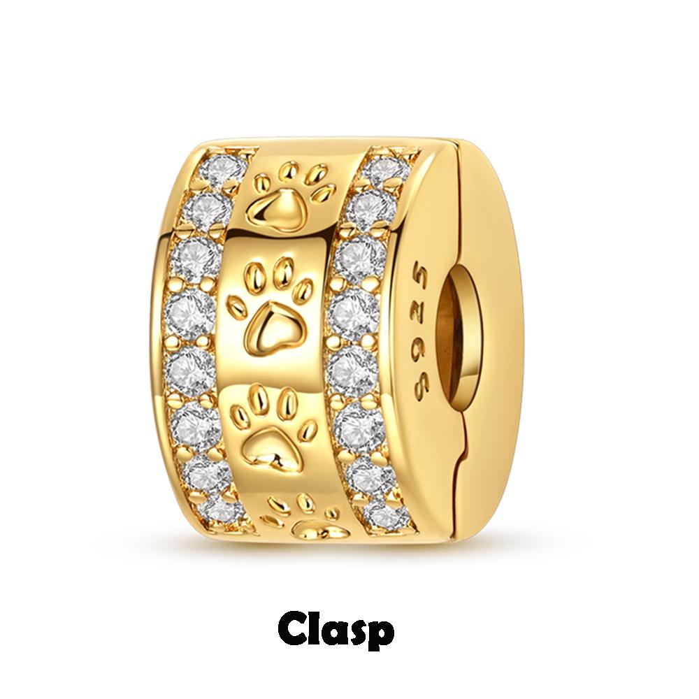 Copper Metal Silicone Spacer Stopper Clip Charm Bead Components Chamilia Bead Components Compatible With Authentic Original Necklace Bracelet High