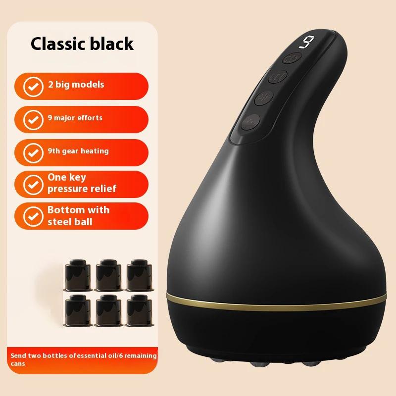 Electric Vacuum Cupping Massage Gua Sha Therapy Apparatus Health Scraping Anti Cellulite Device Meridian Therapy Fat Burning