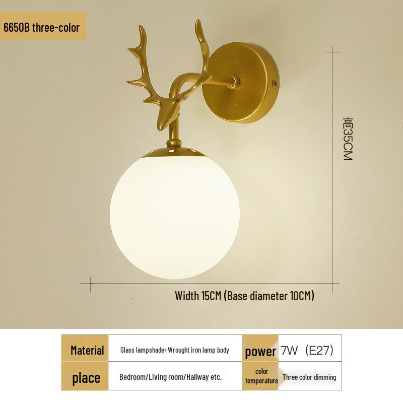 Applique Murale Moderne Chaleureuse pour Chambre à Coucher, Salon, Salle à Manger et Escalier