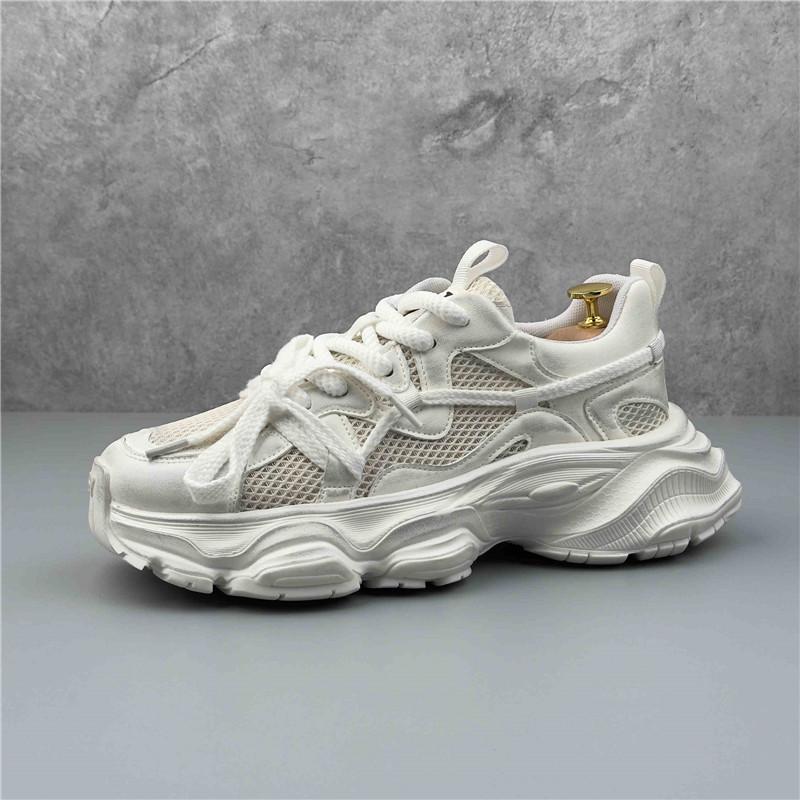 

Designer Summer New Men Lace Up Air Mesh Breathable Shoes Luxury Walikng Sneakers Casual High Tops Ankle Boots Zapatos Hombre 41