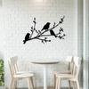 A25F-Handcrafted Iron Bird Rustic Bird Tree Wall Decor Bird On A Branch Metal Wall Art Housewarming Gift Metal Wall Sign