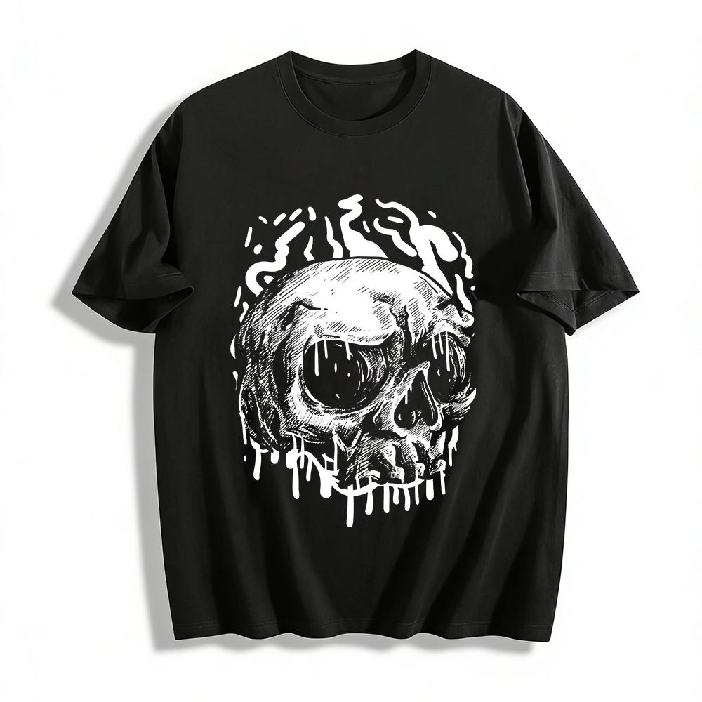 

Solid Color Casual Versatile Crewneck Top For Daily Wear Pure cotton T-shirt XXS